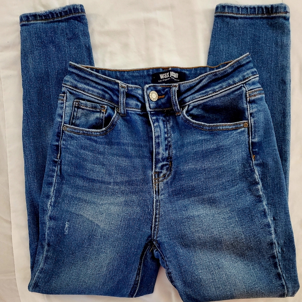 Wax jeans,skinny ankle, sz 27/5